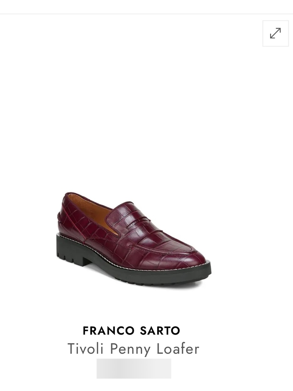 Women’s Burgundy Leather Penny Loafers